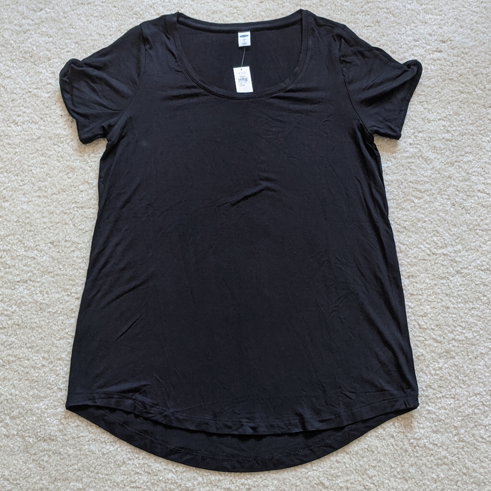 NWT Old Navy Women's short sleeve black top